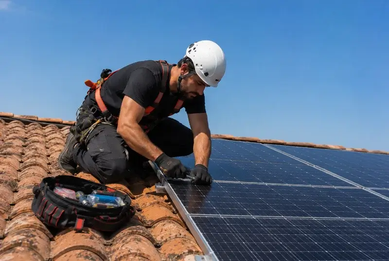 Maintenance et monitoring de panneaux solaires à Marquette-lez-Lille